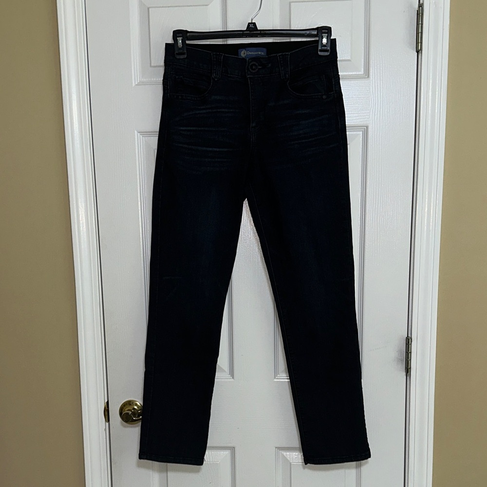 Democracy Women's Dark Denim Straight Leg Jeans 10